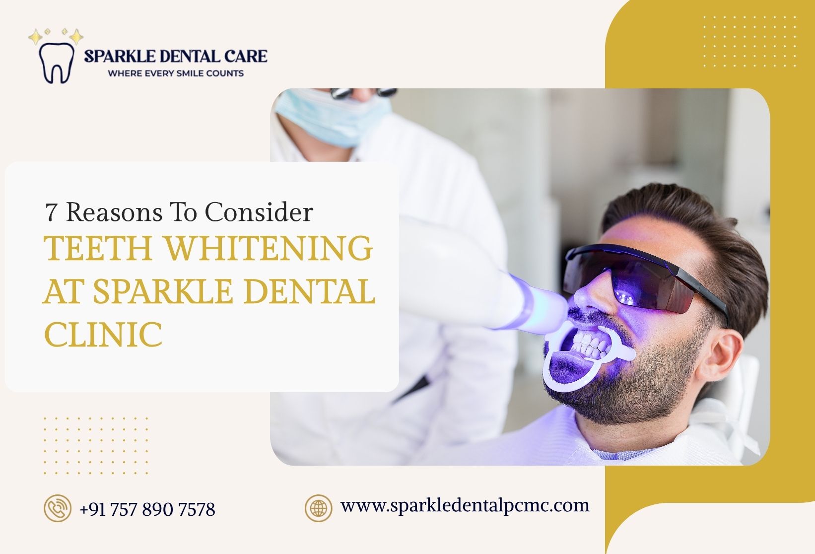7 Reasons To Consider Teeth Whitening At Sparkle Dental Clinic